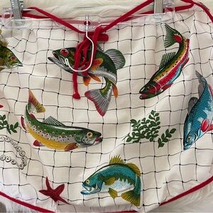 Vintage Swedish Trout Apron